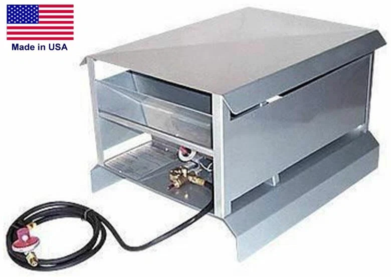 Portable Propane HEATER - 200,000 BTU - 2500 Sq Ft - Low Profile -  Stackable | eBay