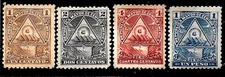1898 UPU NICARAGUA SC#99.#100,#101,#107 MNG VF
