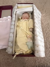 The Ashton-Drake Doll Little Bit of Sunshine Baby Teddy Yellow First Issue 1993