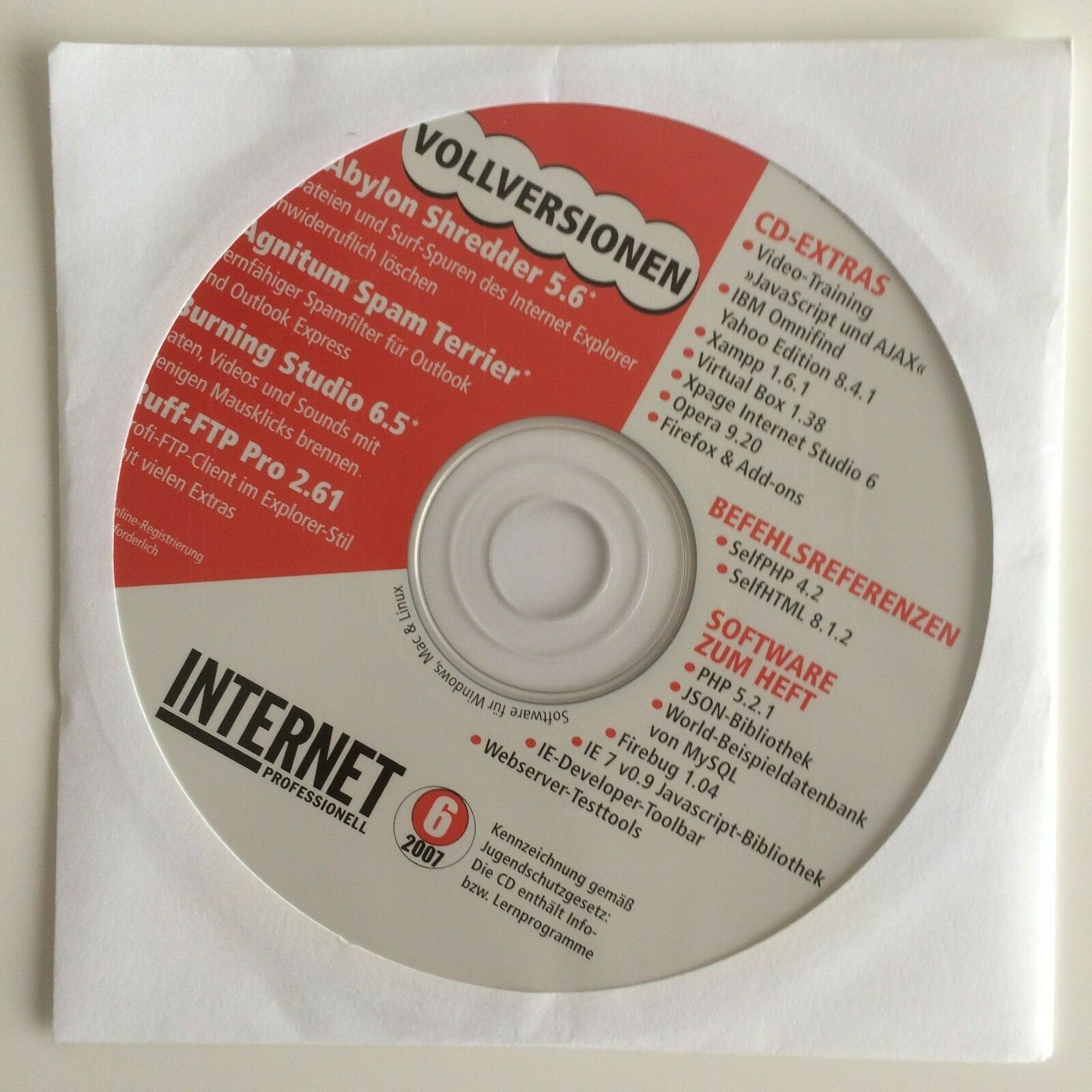 INTERNET Professional Heft DVD 2007 // 5 Stück - Set - Bild 2 von 6