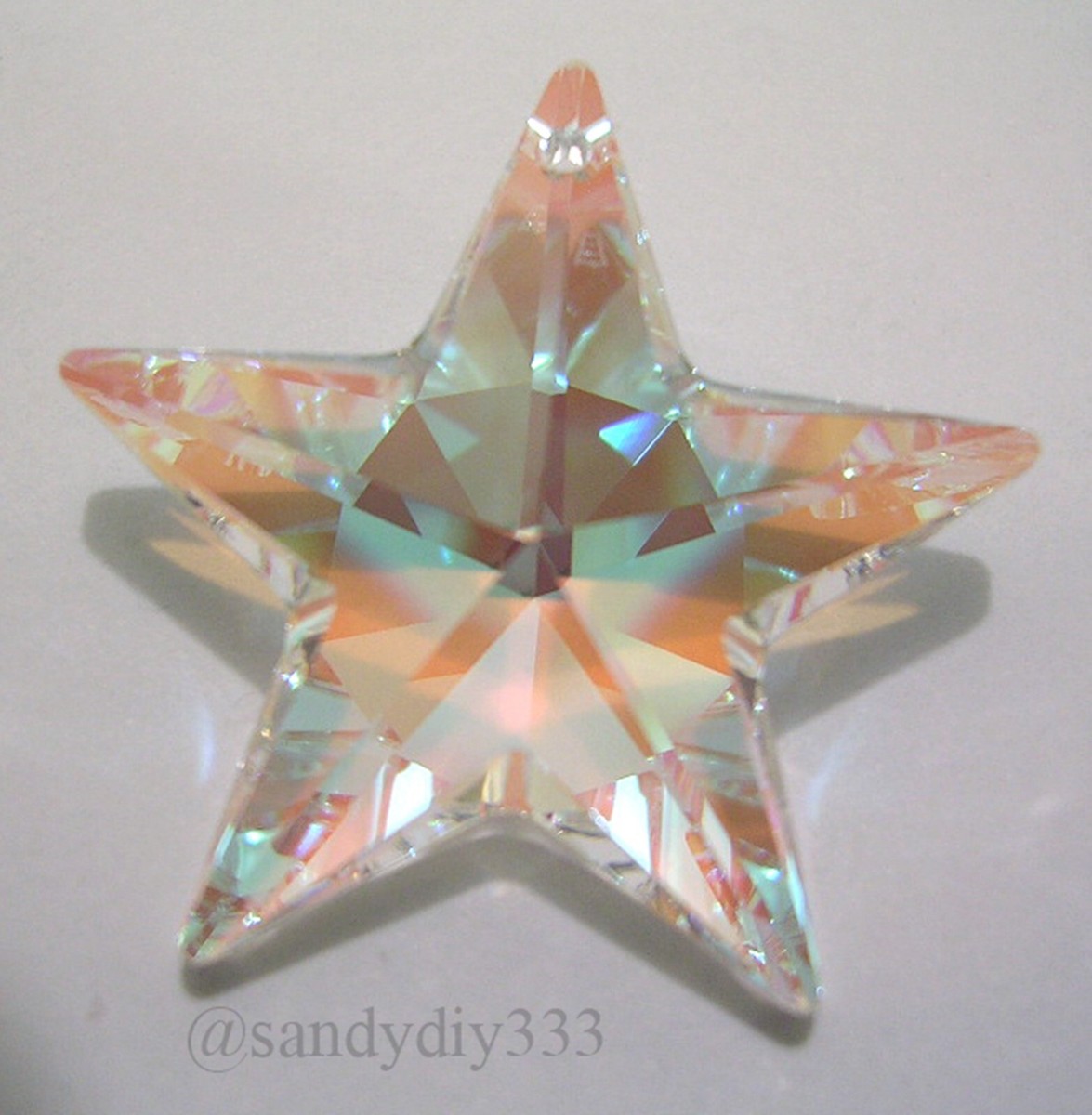VIP価格【SWAROVSKI】スワロフスキー Crystalline Wonder Genuine SWAROVSKI CRYSTAL #8815 STAR PENDANT 28mm Strass