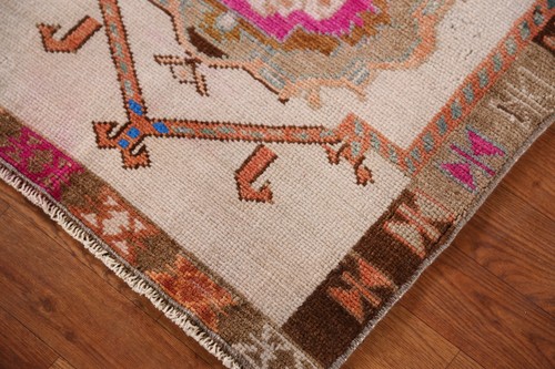 Anatolian Turkish Hand-knotted Wool Accent Rug 2x3 ft - 第 5/14 張圖片