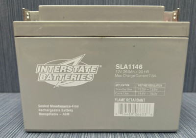 Interstate Batteries SLA1146 12V 26AH AGM Battery
