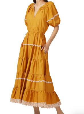 green emerald velvet dress Organic cotton women maxi dress Mustard / women dress – Milimilu.com