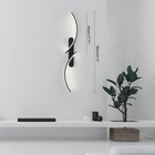 Modern LED Wall Lights Exterior Wall Light Fixture 2-Light for Porch Bedroom USA