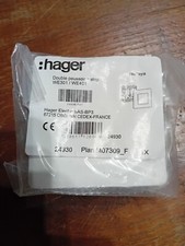 interrupteur volet roulant avec arrêt stop hager WE301 / WE 401 neuf 