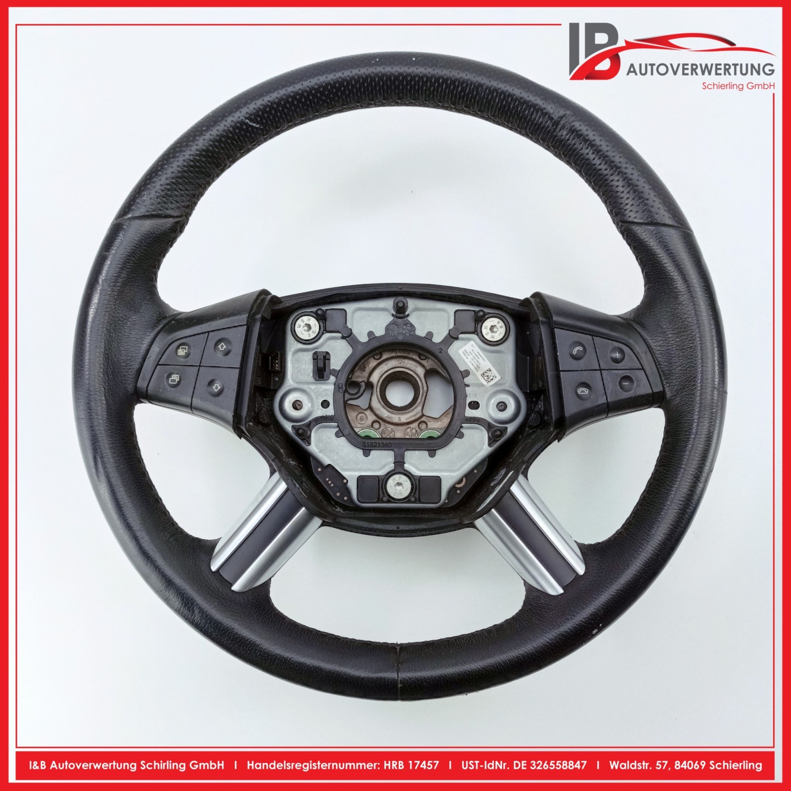 MERCEDES BENZ B-KLASSE W245 Lenkrad LEDER Multifunktion 