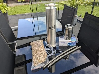 EIGENMARKE Kaltrauchgenerator KRG 3.5 Premium-SET Edelstahl - Raucherzeuger 3,5L 12-14h