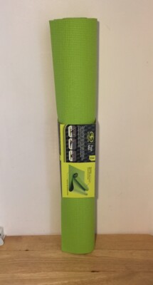lime green yoga mat