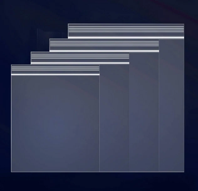 300 12x15 Clear Plastic Zipper Poly Locking Reclosable Bags 2 MiL - Image 3 of 4