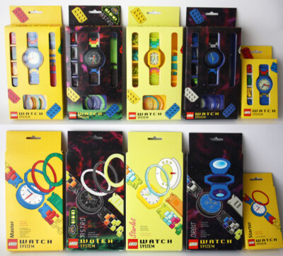 5X RARE VINTAGE 90'S LEGO WATCH SYSTEM MASTER UFO ASTRO STARLET