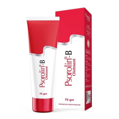 Dr JRK Psorolin-B Ointment 75g Herbal Assists in the management of Psoriasis, BD