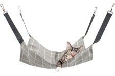 Cat Hammock Bed Hanging Adjustable Straps  Hooks for Cat, Ferret, Small Pets
