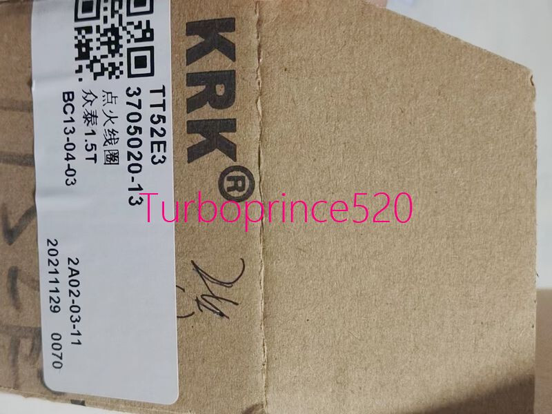 NEW GENUINE KRK 3705020-13 Ignition Coil for ZOTYE T600 NEW GENUINE KRK 3705020-13 Ignition Coil for ZOTYE T600