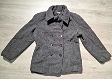 B. Moss Women’s Winter Peacoat Collection Size Large, Gray, Stylish and Warm