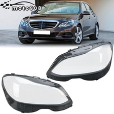 Paar Scheinwerferglas Linsen Gehäuse Für Mercedes Benz E-Klasse W212 2014-2016