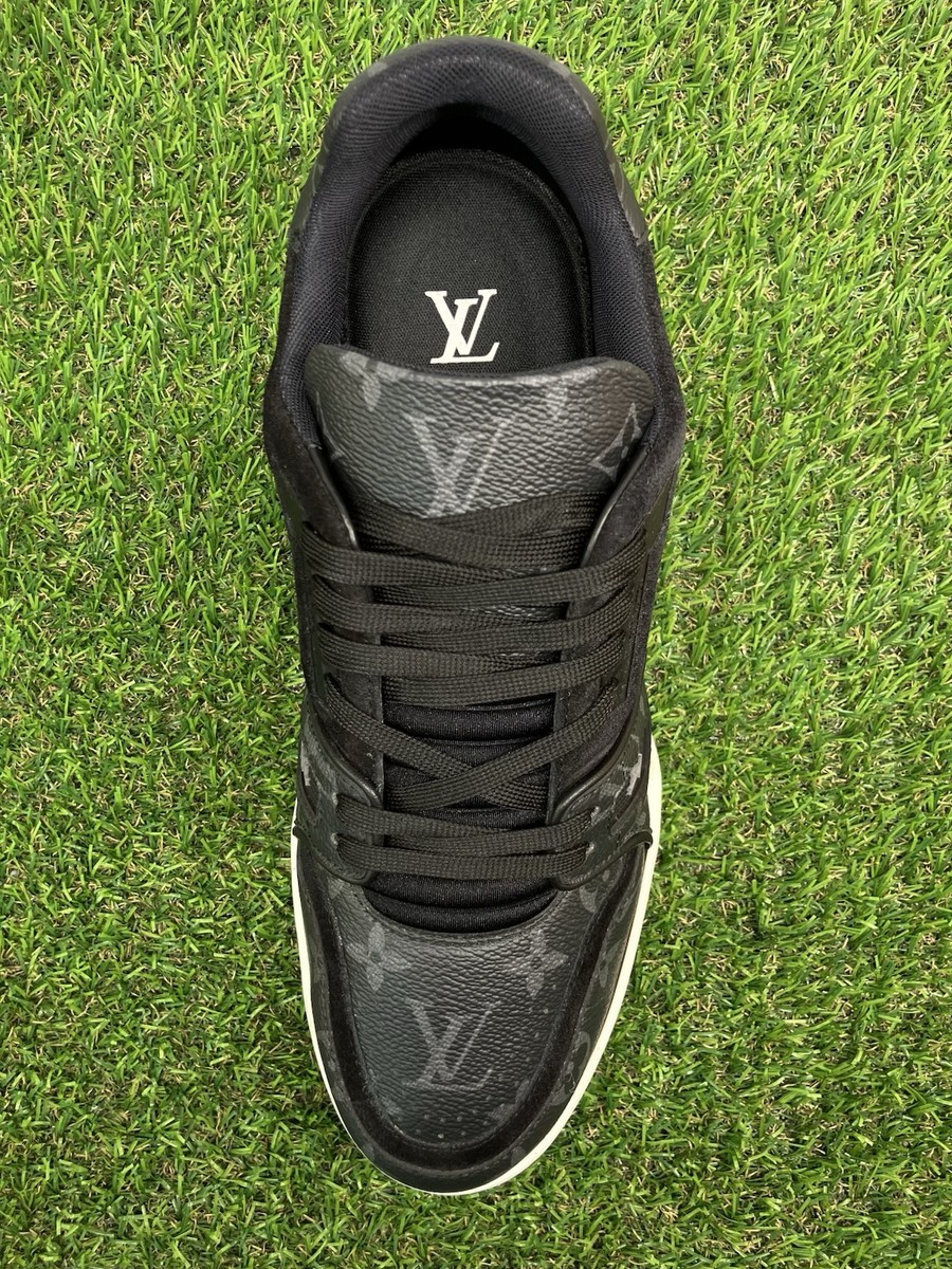 Size 8 LV (US 9-9.5) - Louis Vuitton Trainer ' Black ' | SUPER