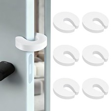 Door Pinch Guard, 6 Pack Door Slam Stopper Door Finger Pinch Guard Soft Thick...