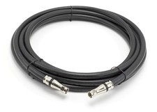 RG-11 Coax Cable - F Type Compression Connector Black 30 FT Coaxial