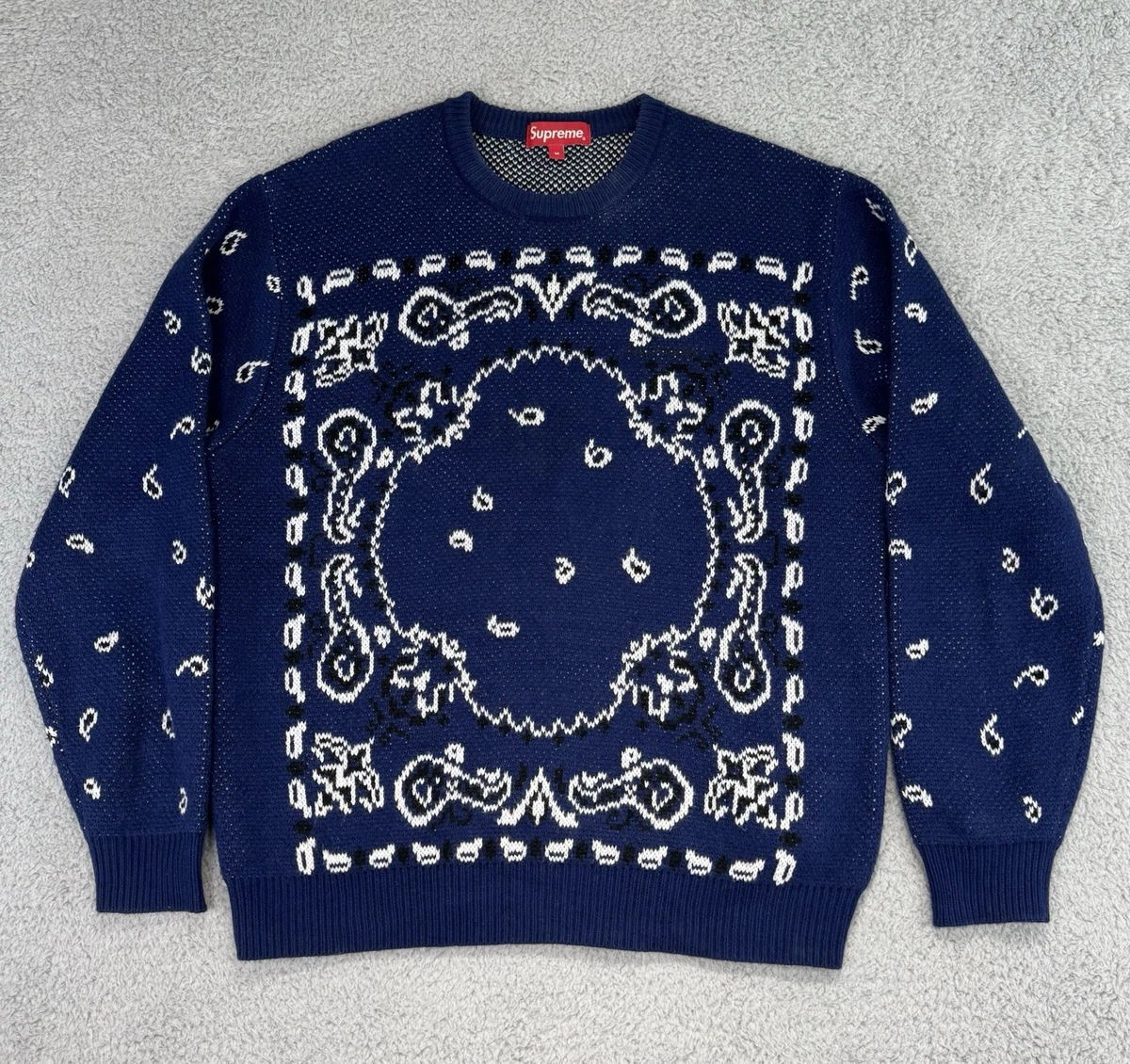 Supreme Blue Sweaters for Men for sale | eBay