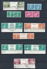 S - 054 - SUISSE - BON LOT DE TETE-BECHE OBL VOIR  TTB