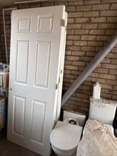 White Painted Internal Doors 10 with Hinges and Locks. No Handles