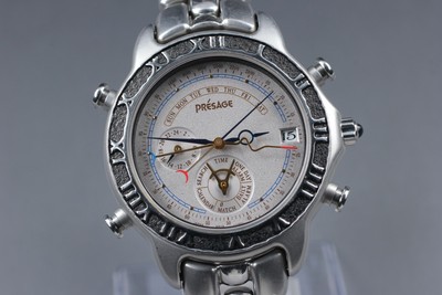 [Near MINT] Seiko Presage SAWK001 6M13-7000 Chronograph Datum Quarz Herrenuhr