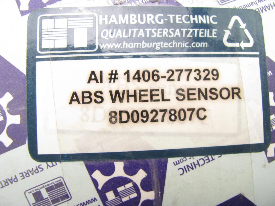 Hamburg-technic 1406-277329 Rear ABS Wheel Speed Sensor 1996-2001 Audi A4 - Изображение 3 из 3