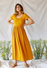 Christy Dawn Scarlet Gauze Maxi Dress Marigold Women's Petite XL