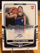 2024-25 Panini Donruss Optic Trentyn Flowers Signature Series #SS-FLW Clippers
