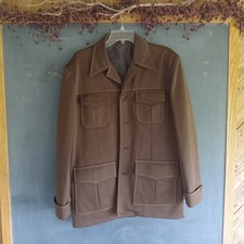 Vintage Sears Brown Leisure Jacket 42 Long