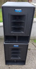 A PAIR OF MACKIE 1501 BASS BINS IN VERY GOOD CONDITION