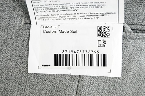 SUITSUPPLY Ferrara Grey Waistcoat UK34R Men's Wool Single-Breasted Formal Look - Picture 8 of 9