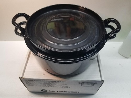 RARE! Le Creuset Cocotte Round w/water cooled Lid 24cm 9.5in 4.5qt Cast Iron