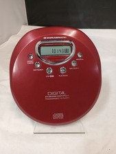 Durabrand Model CD-85 Programmable Anti-Skip CD Player Red, Tested  Working