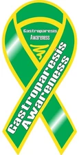 Gastroparesis Awareness Prevention Ribbon Vinyl Decal Sticker Choose Size