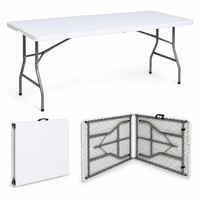 Campingtisch Gartentisch Buffettisch Esstisch Klapptisch 180 Cm Klappbar 8 Pers