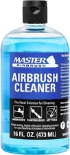 Master Airbrush Cleaner, 16-Ounce Pint Bottle - Fast Acting Cleaning Solution, Q
