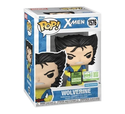 Funko Pop! Wolverine (Classic Unmasked) #1576 X-Men with Protector LE 5000 ECCC