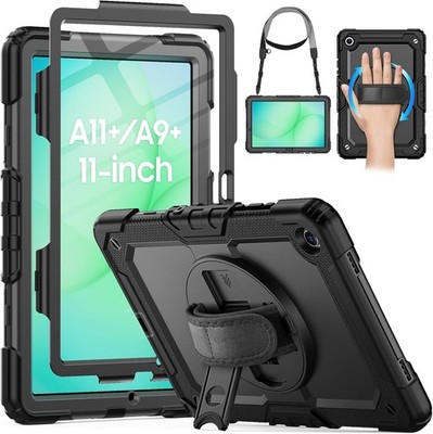 Shockproof Case for 11 Inch Samsung Galaxy Tab A11+ Plus, Includes Screen Protec