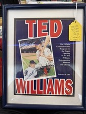 Ted Williams Signed 1994 Museum Program Autograph JSA Authenticated Red Sox HOF