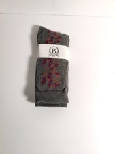 b studio -women's socks - green- Cashmere Blend - Made in USA **J4**