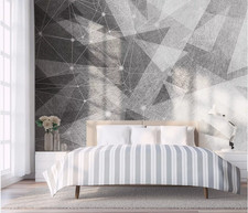 3D Gray Graphics R2083 Wallpaper Wall Mural Self-adhesive Removable Kay