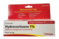 Hydrocortisone OINTMENT 1% Max OTC Strength 1oz PADAGIS --