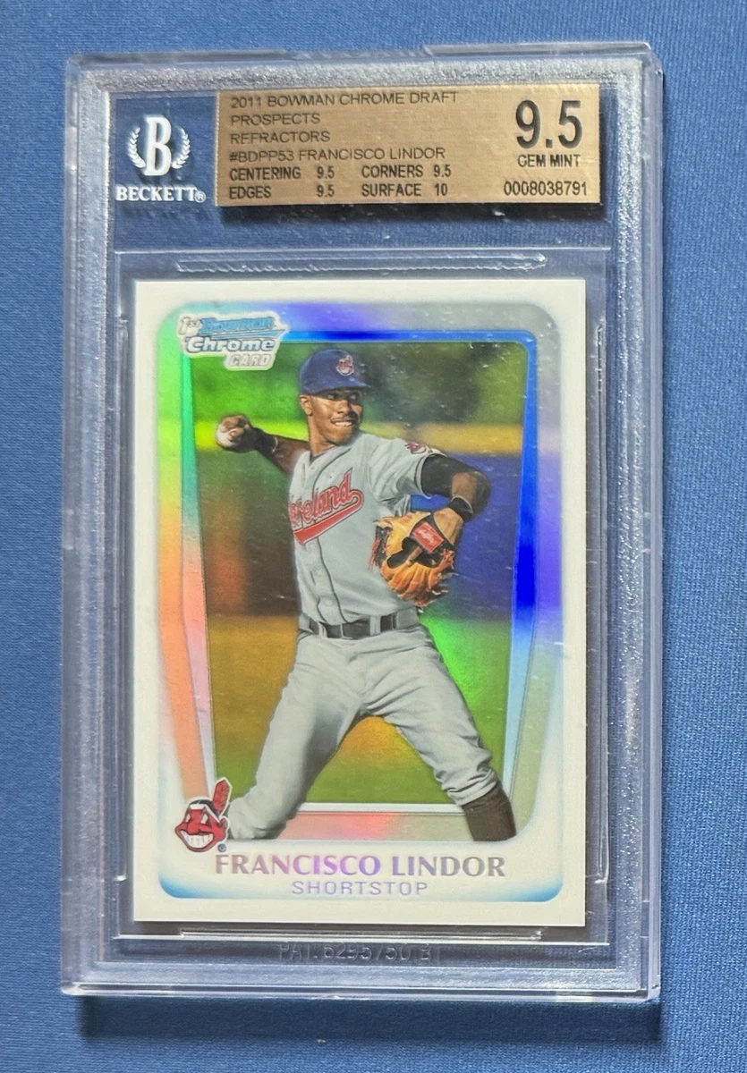Bowman Francisco Lindor Baseball Sports Trading Cards