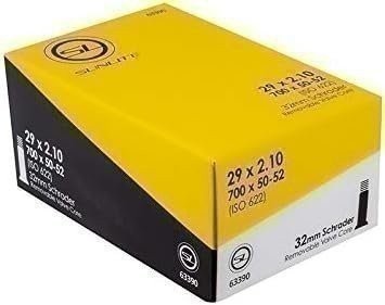 SUNLITE Schrader Valve Bicycle Tubes, 29 x 1.90-2.30" / 32mm Valve