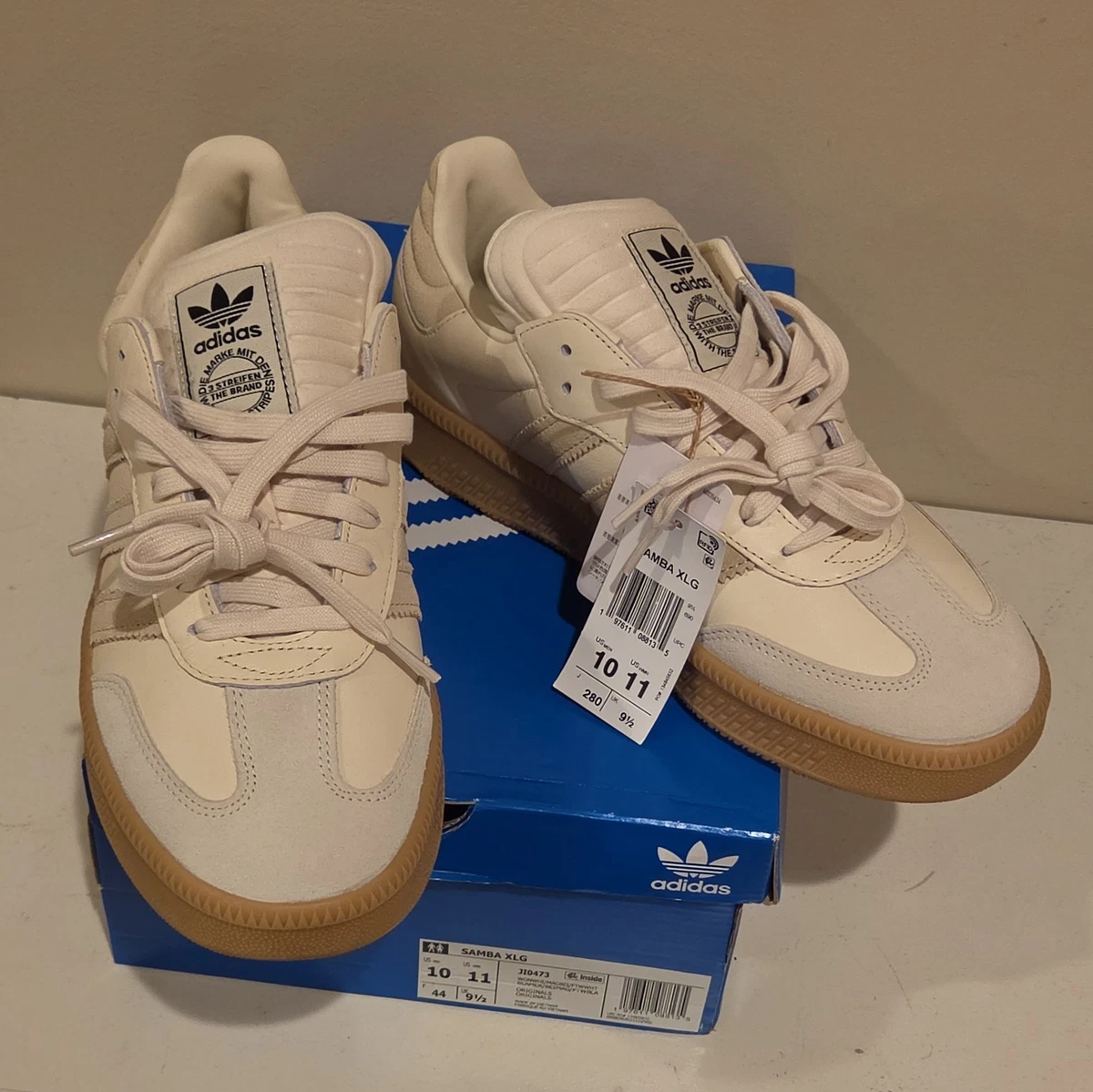 【新品・未使用】 XLG Wonder Beige Adidas Samba XLG Wonder White Beige for sale | eBay