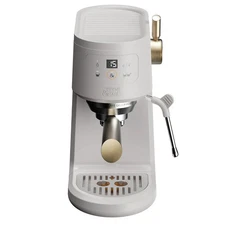 Thyme & Table Barista Mini Espresso Machine, Sand White