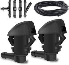 Windshield Washer Nozzles Kit, Front Windshield Spray Nozzles Wiper Spray Washer