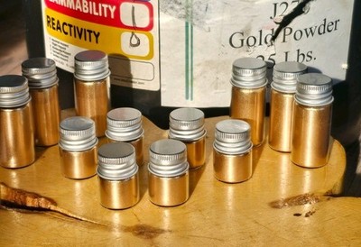 Extremely Fine Art Gold Powder 4 Grams of Gold Powder Kintsugi Art
